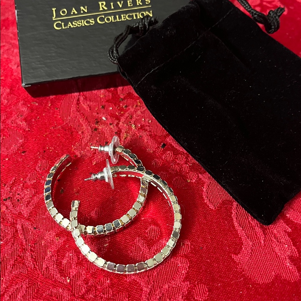Joan Rivers Hoop Earrings - Picture 2 of 2